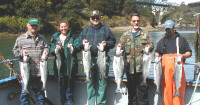 Fishing for salmon
